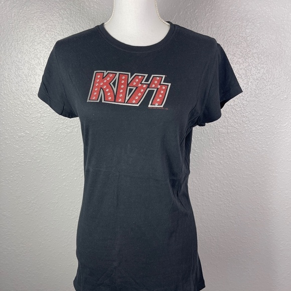 Vintage Vinyl KISS Black t-shirt XL - Picture 9 of 10